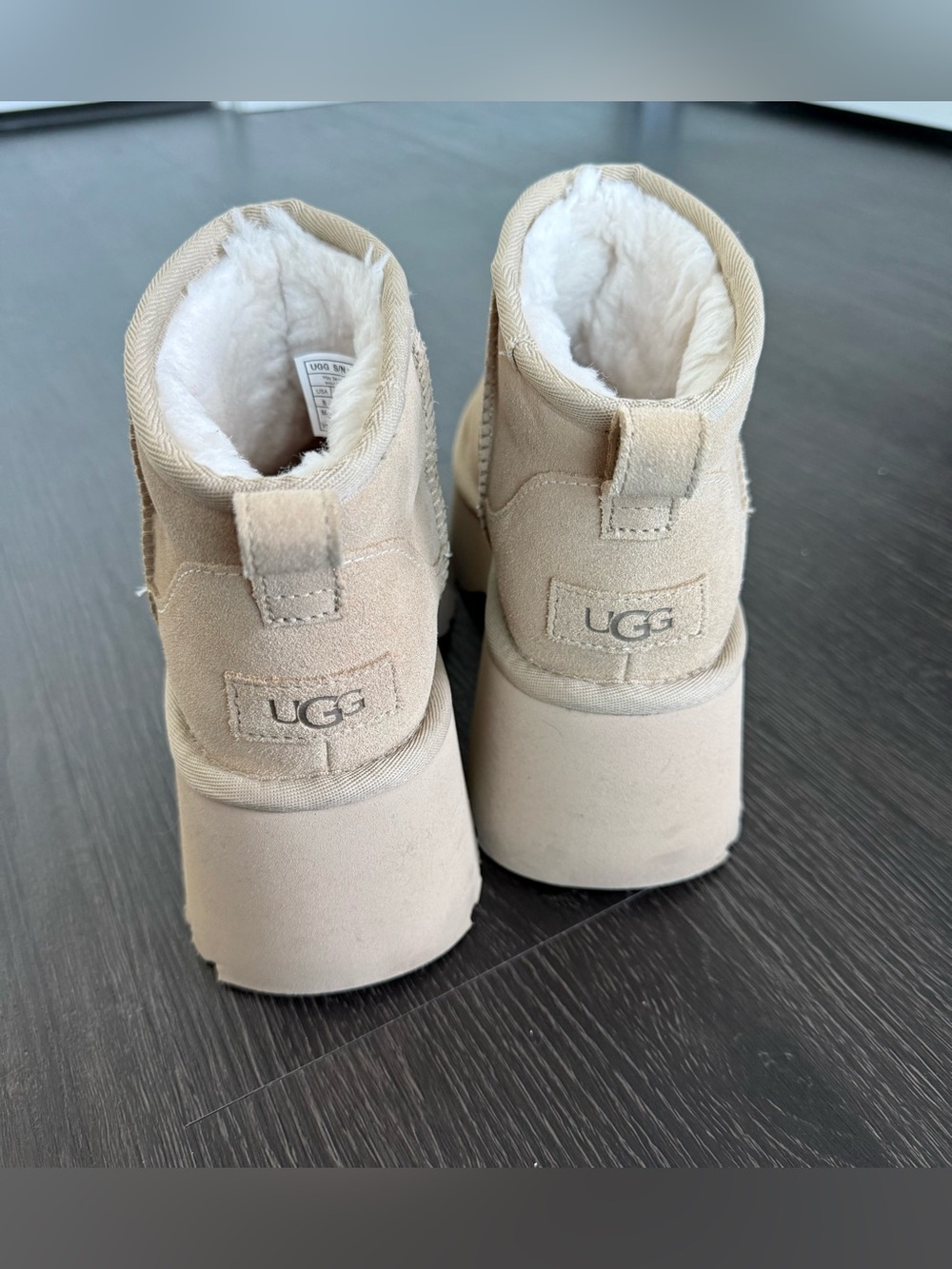 UGG Women's Ultra Mini Heights Sunwave Size US 8 - Picture 3 of 9